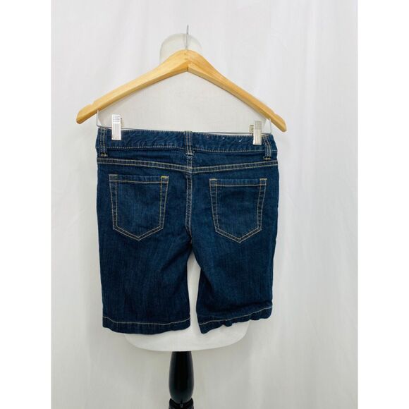 Mossimo Supply Co. Junior’s Shorts Blue Denim 5 Pocket Above the Knee Size 1 X 8 - Picture 3 of 4